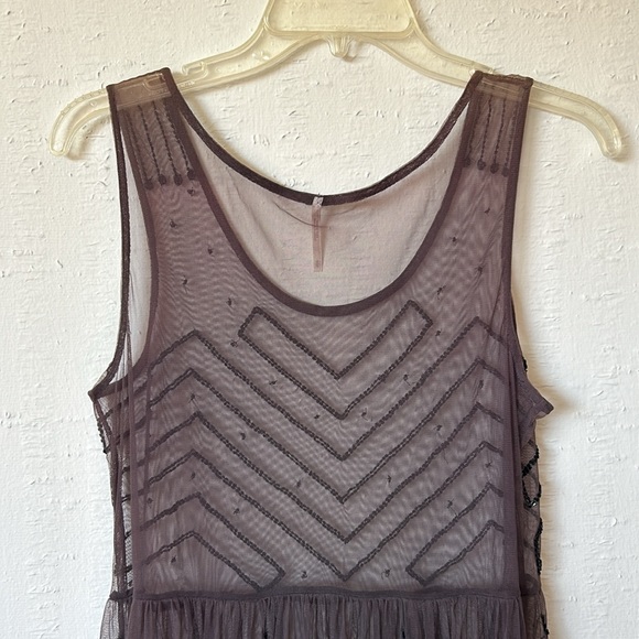 Free People Beaded Slip Dress - Size Small - Picture 9 of 11